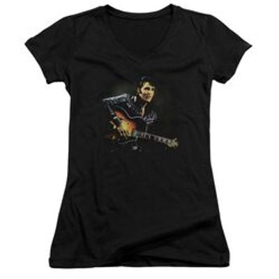 Elvis Presley 1968 - Junior V-neck - Black