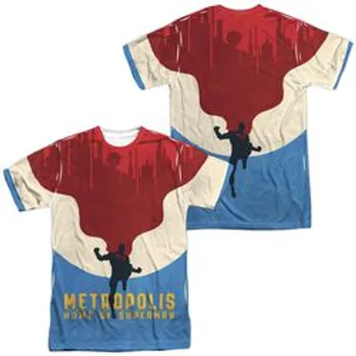 SUPERMAN HOME (FRONT/BACK PRINT)-S/S ADULT T-Shirt