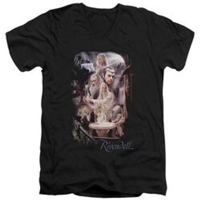 THE HOBBIT RIVENDELL - S/S ADULT V-NECK T-Shirt