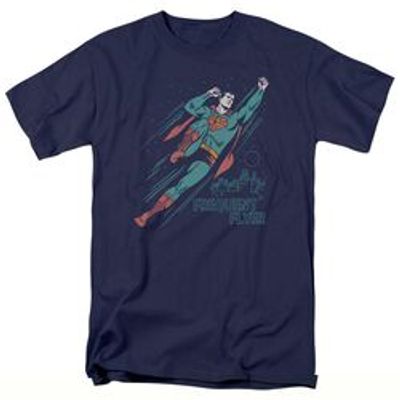 SUPERMAN FREQUENT FLYER - S/S ADULT 18/1 - ROYAL T-Shirt