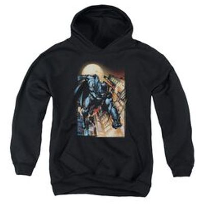 Batman The Dark Knight #1-youth Pull-over Hoodie - Black