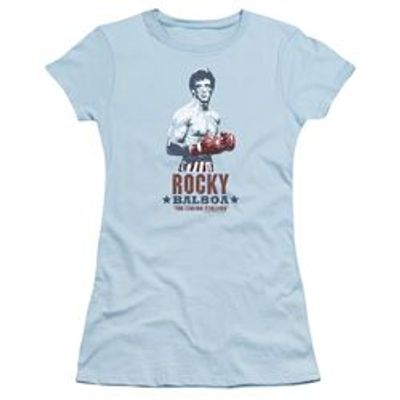 ROCKY BALBOA - S/S JUNIOR SHEER - LIGHT BLUE T-Shirt