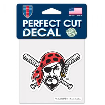 Pittsburgh Pirates Retro 4x4 Perfect Cut Decal