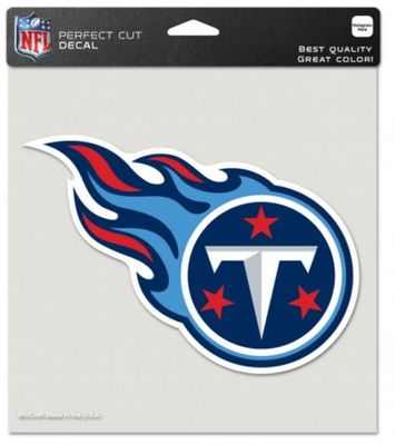 Tennessee Titans 8x8 Perfect Cut Decal
