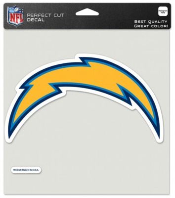 Los Angeles Chargers 8x8 Perfect Cut Decal