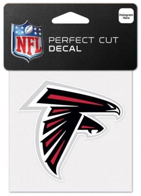 Atlanta Falcons 4x4 Perfect Cut Decal