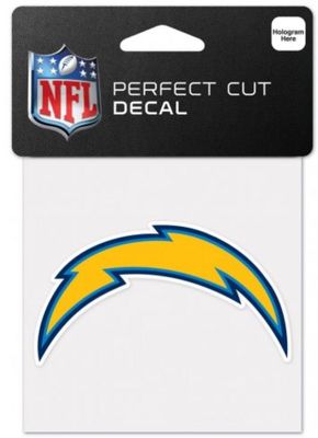Los Angeles Chargers 4x4 Perfect Cut Decal