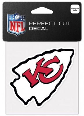 Kansas City Chiefs 4x4 Perfect Cut Decal