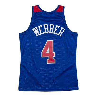Washington Bullets Swingman Chris Webber Jersey- Blue- P