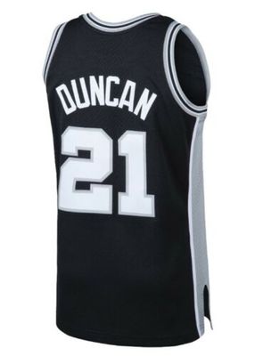 San Antonio Spurs Swingman Tim Duncan Jersey- Black- P