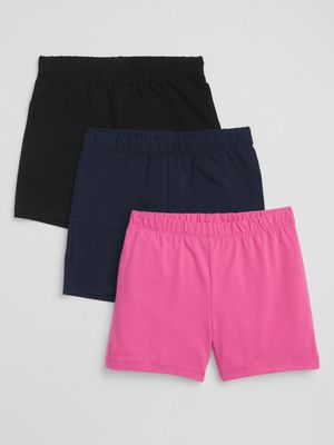 Kids Cartwheel Shorts in Stretch Jersey (3-Pack