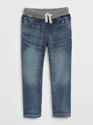 Toddler Pull-On Slim Jeans with Washwell
