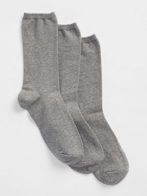 Basic Crew Socks (3-pack
