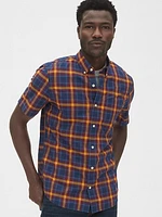 Lived-In Stretch Poplin Short Sleeve Shirt