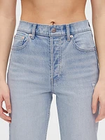 High Rise Cheeky Straight Jeans