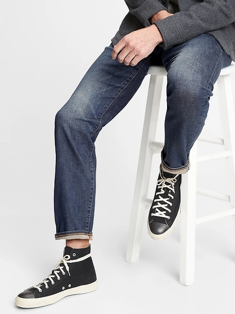 Athletic Taper Jeans GapFlex