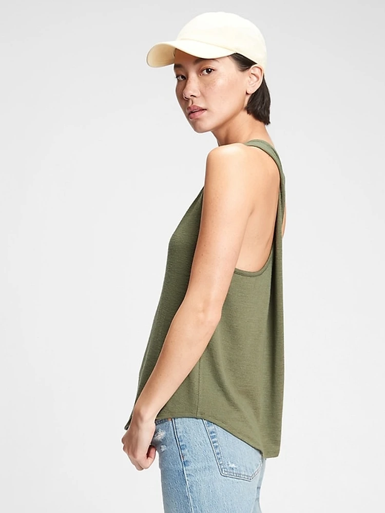 Softspun Twistback Tank Top