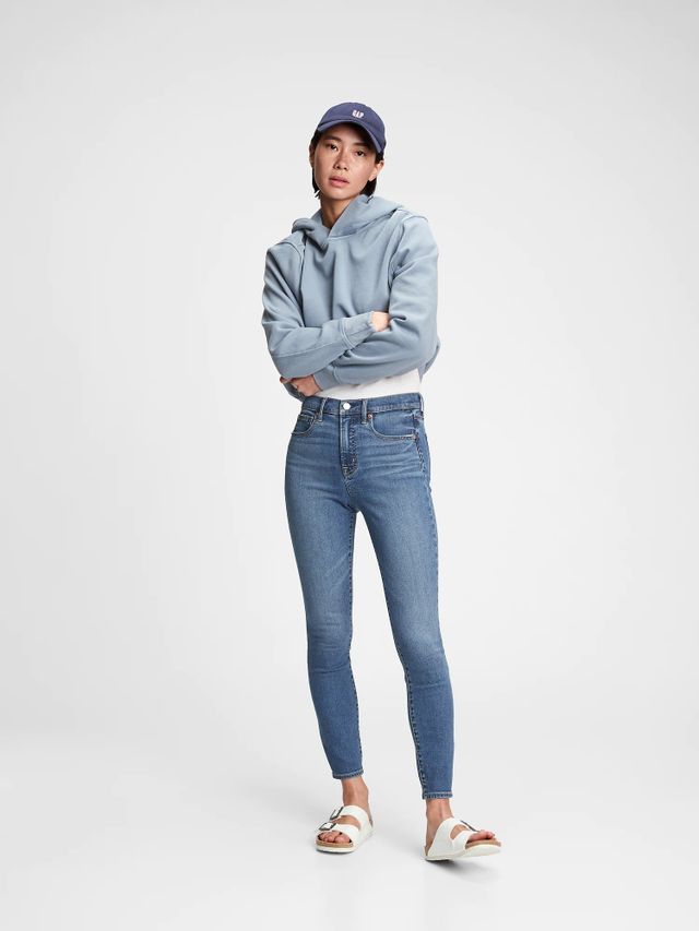 Petite 10 High-Rise Skinny Jeans in Wendover Wash: TENCEL™ Denim Edition