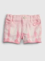 Toddler Tie-Dye Shorty Shorts with Washwell3