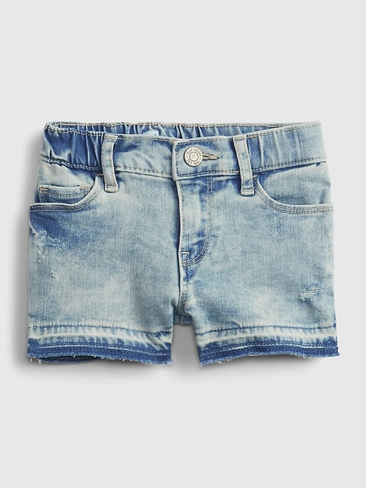 Toddler Shortie Demim Shorts with Washwell™