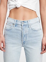 High Rise Cheeky Straight Jeans