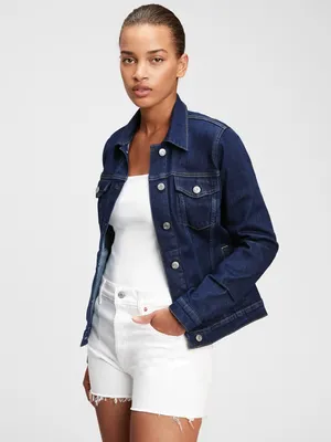 Stretch Icon Denim Jacket With Washwell3