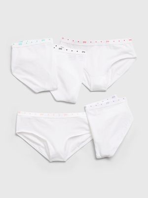 Kids Organic Cotton Bikini Briefs (5-Pack
