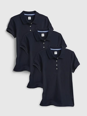 Kids Uniform Polo Shirt (3-Pack