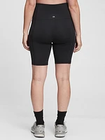 Maternity Recycled Power Full Panel Bike Shorts