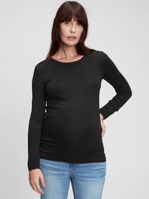 Maternity Modern Crewneck T-Shirt