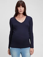 Maternity Modern V-Neck T-Shirt