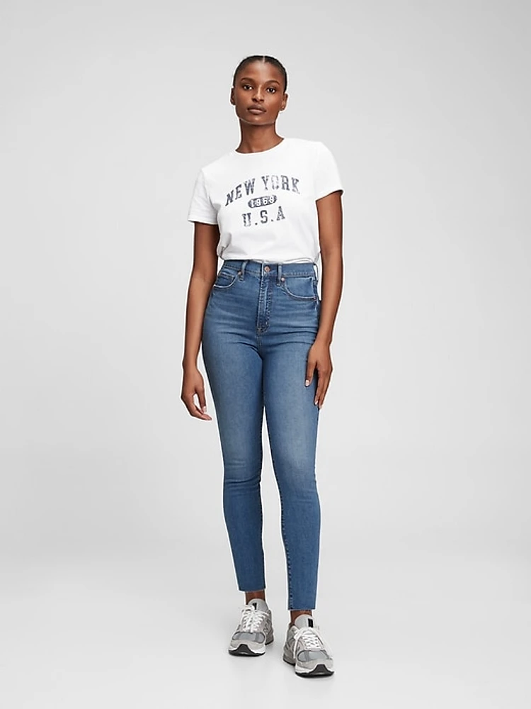 Sky High Rise True Skinny Jeans