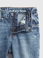 Kids Mid Rise Girlfriend Jeans