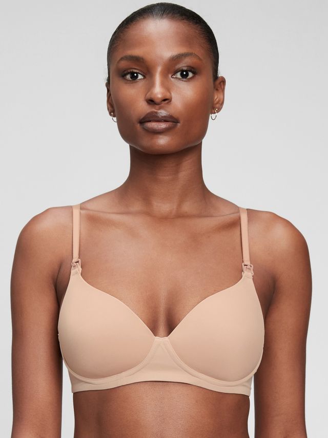 Maternity Full-Coverage Soft-Knit Nursing Bra