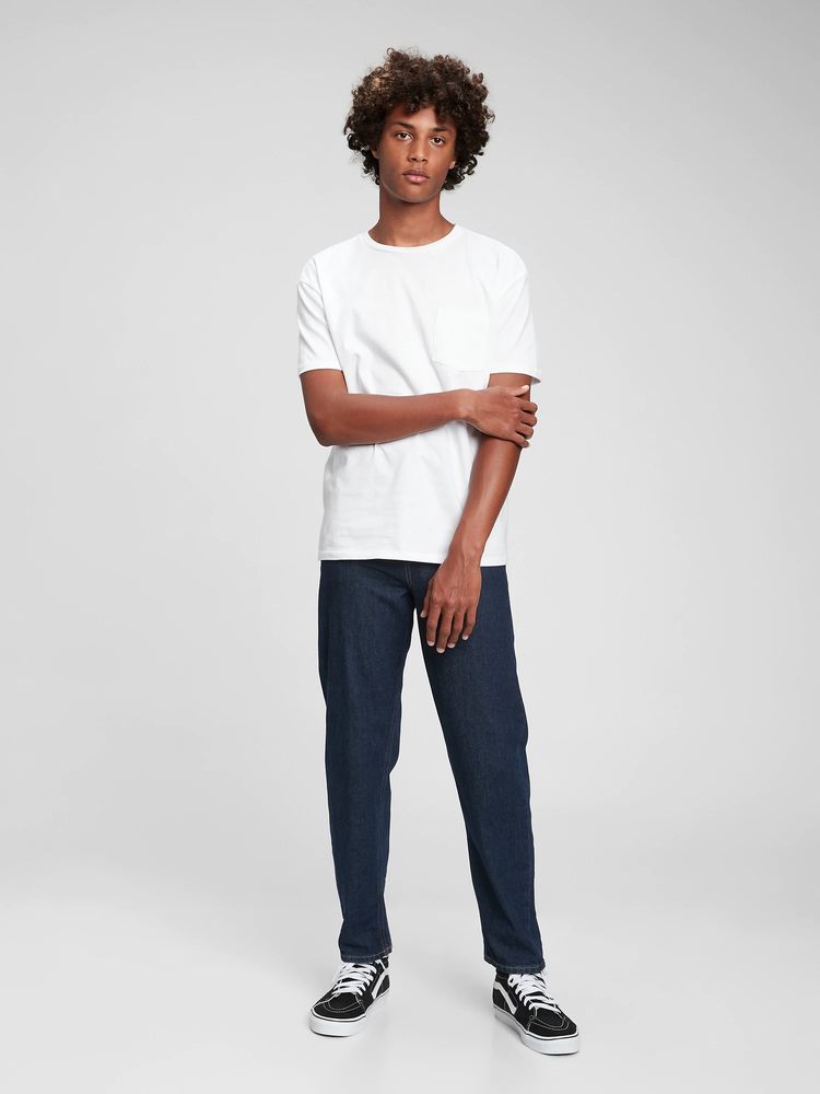 Teen Skinny Relaxed Taper Jeans with Washwell