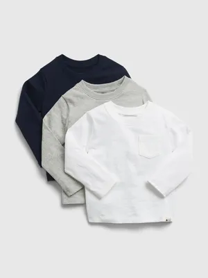Toddler 100% Organic Cotton Mix and Match T-Shirt (3-Pack