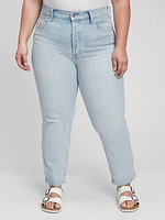 High Rise Cheeky Straight Jeans