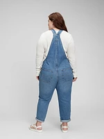 Relaxed Denim Overalls With Washwell™