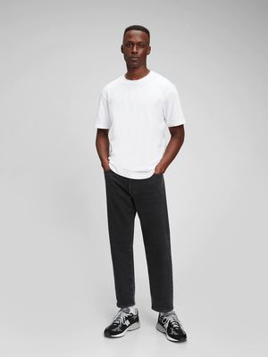 Cropped Straight Jeans in GapFlex with Washwell