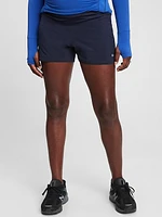 Maternity GapFit Wide Waistband 3.5" Running Shorts