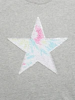 Kids Flippy Sequin Graphic T-Shirt