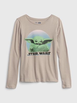 GapKids | Star Wars 100% Organic Cotton Long Sleeve Graphic T-Shirt