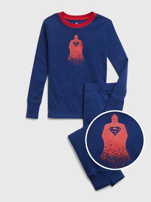 GapKids | DC3 Superman 100% Organic Cotton Graphic PJ Set