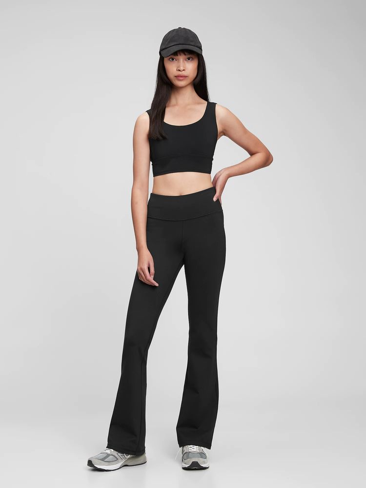 GapFit Blackout Flare Pants  The Deals at Gap Are Always Good but Have  You Seen the Workout Clothes  POPSUGAR Fitness Photo 8