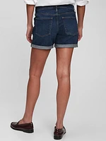 5" Mid Rise Girlfriend Denim Shorts