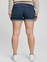 5" Mid Rise Girlfriend Denim Shorts