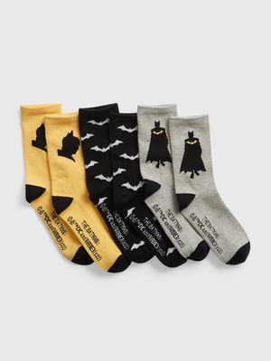 GapKids | DC Batman Crew Socks (3-Pack