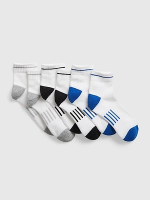 Kids Quarter Crew Socks (3-Pack)