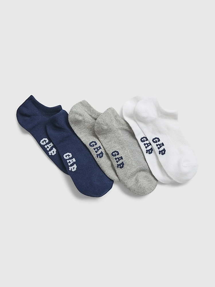 Kids No Show Socks (3-Pack)