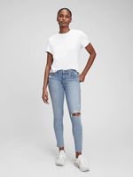 Mid Rise True Skinny Jeans